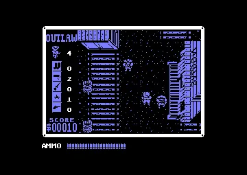 Outlaw (UK) (1990) (Trainer) screen shot game playing